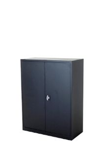 Draaideurkast BNZ, 120 x 92 x 42 cm zwart