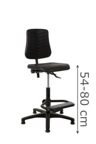 Werkstoel GM267 met PUR zitting en rug